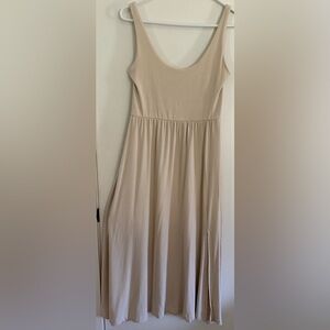 A New Day Beige Midi Dress